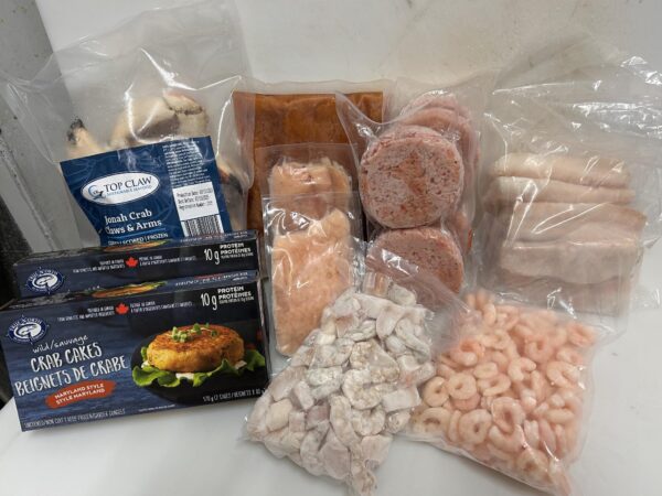 Boîte de fruits de mer (boîte mixte de 10 lb)